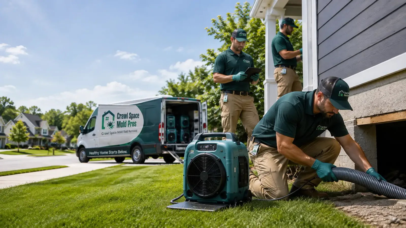 Crawl Space Mold Removal in Roanoke, IN